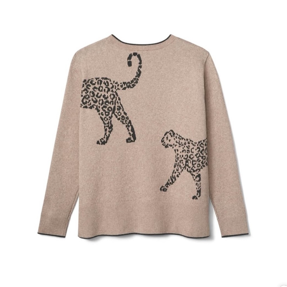 Cabi Cheetah Pullover - XL